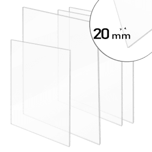 plexiglas 20mm - 2050 x 1525 mm - placa plexiglas 20mm transparent