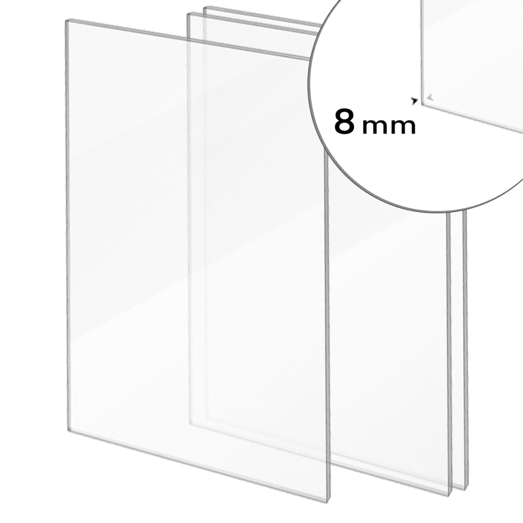 policarbonat compact transparent 8mm 2050 x 1525 mm