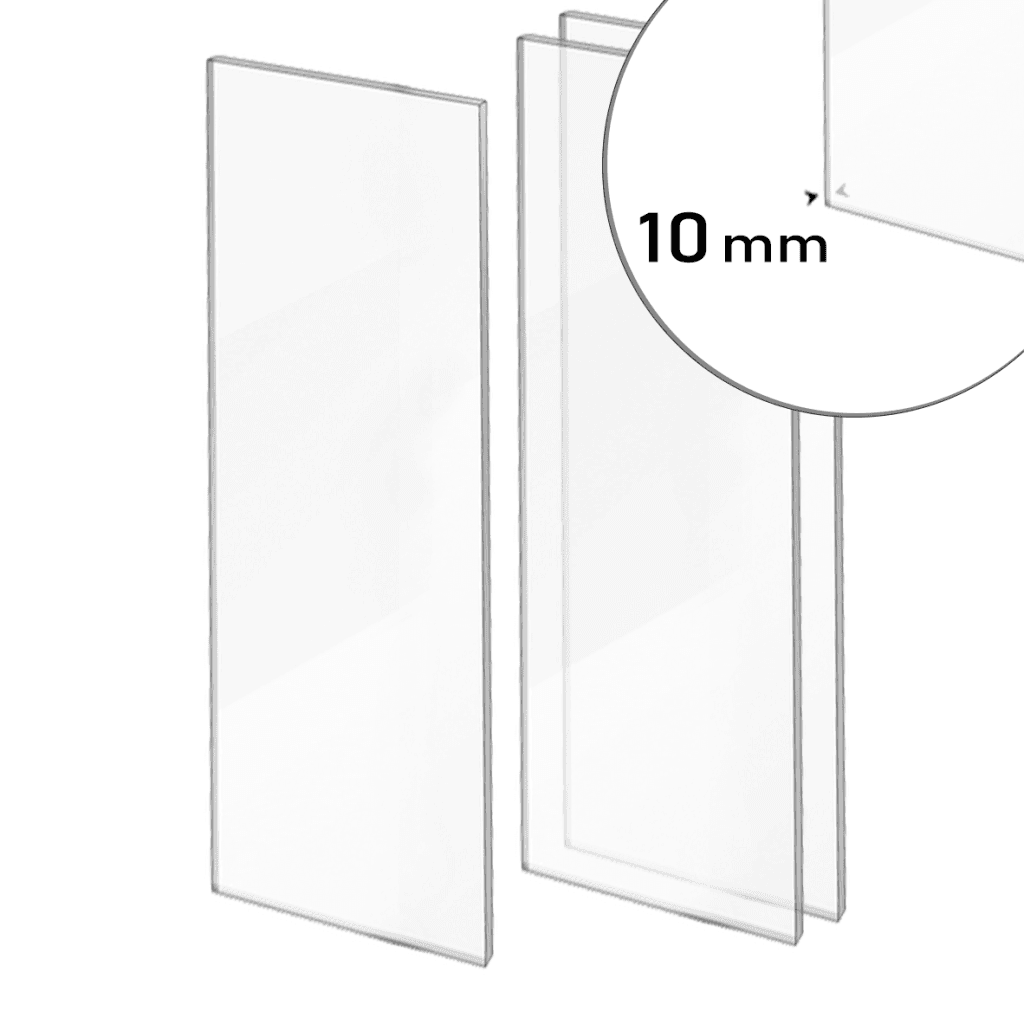 policarbonat compact transparent 10mm 1025 x 3050 mm
