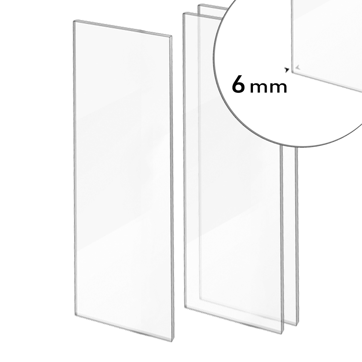 policarbonat compact transparent 6mm 1025 x 3050 mm