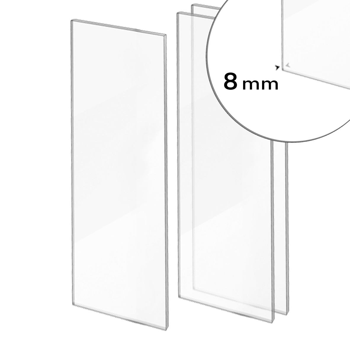 policarbonat compact transparent 8mm 1025 x 3050 mm