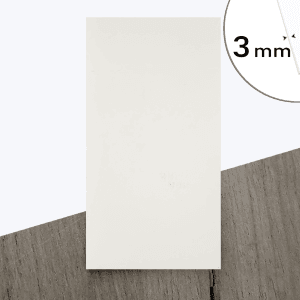 Placă Bond Alb RAL 9003, 3 mm, aluminiu 0,21 mm, 1500 × 3050 mm