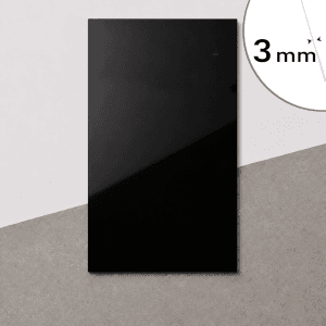 Placă Bond negru RAL 9005, 3mm 1500 × 4050 mm