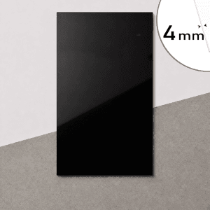 Placă Bond negru RAL 9005, 4mm 1500 × 4050 mm