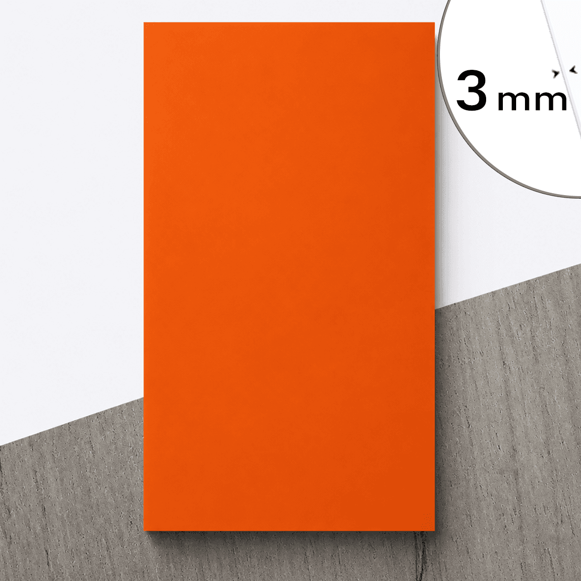Placă Bond orange RAL 2004, grosime 3 mm, 1500 × 3050 mm